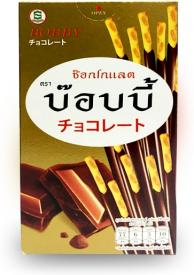 Бисквитная палочка с шоколадом "BOBBY Biscuit Sticks - Chocolate" 16 грамм