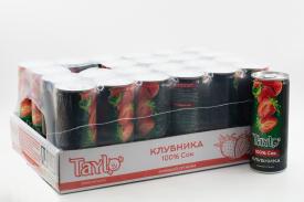 Сок Taylo (Тайло) Клубника 100% 250мл