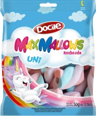 Маршмеллоу MAXMALLOWS Unicorn ванильные 220 грамм