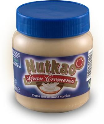 Паста Nutkao Jar of Gran Cremeria milk and Hazelnut spread 350 грамм