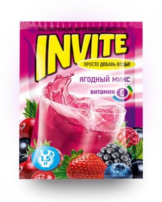 Растворимый напиток Invite Ягодный микс 9 грамм