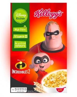 Сухой завтрак Kellogs Disney Incredibles-2 350грамм